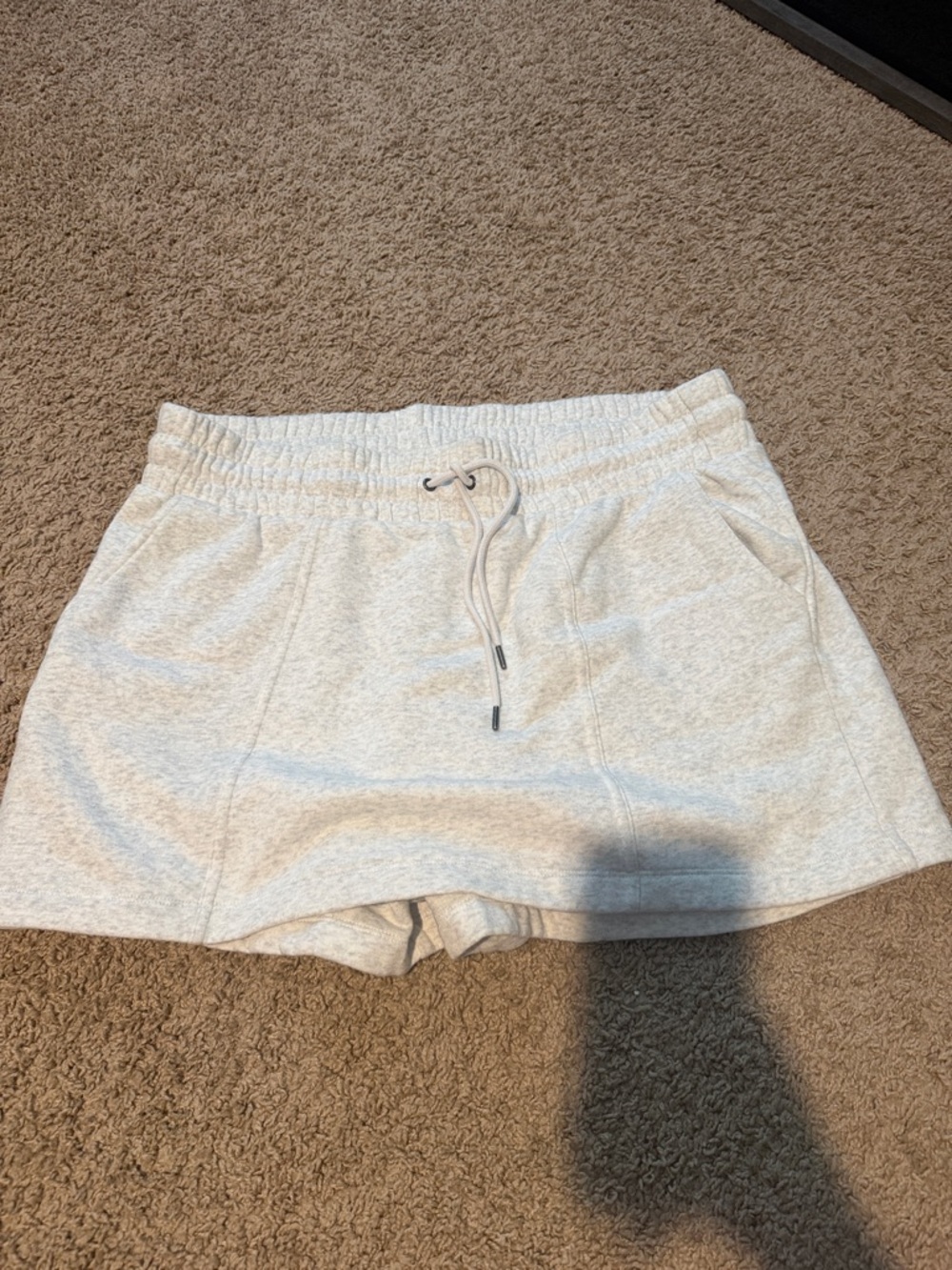 Universal Thread Light Heather Gray Athletic Drawstring Shorts